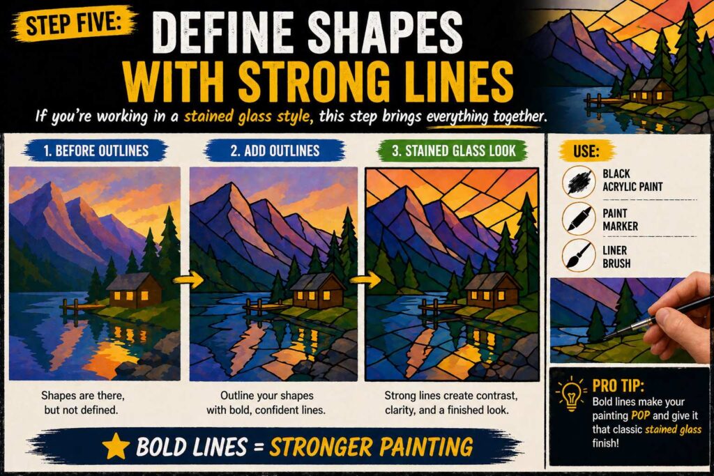 Define Shapes with Strong Lines