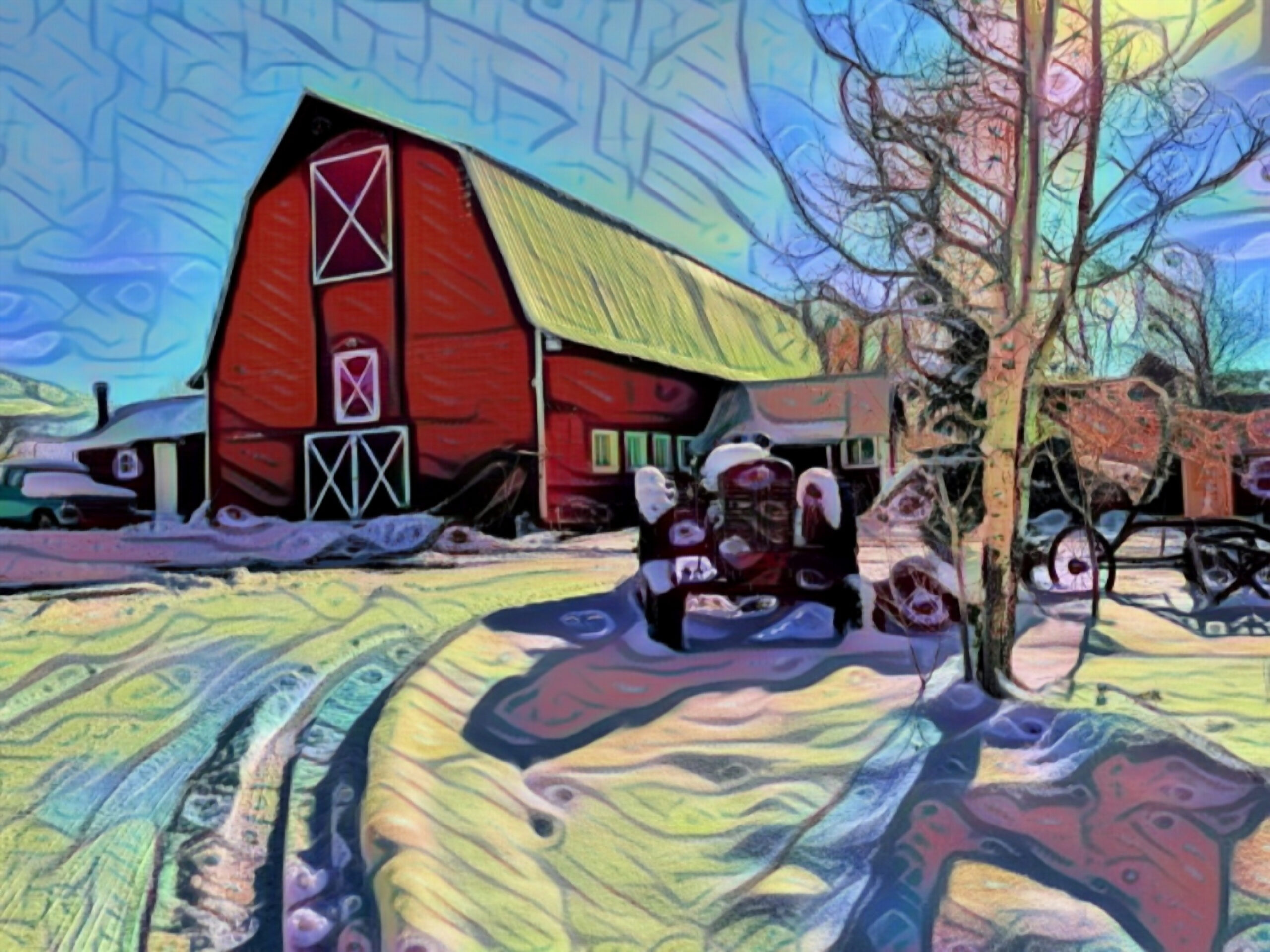 NFT by Guy Wann London Spring Barn