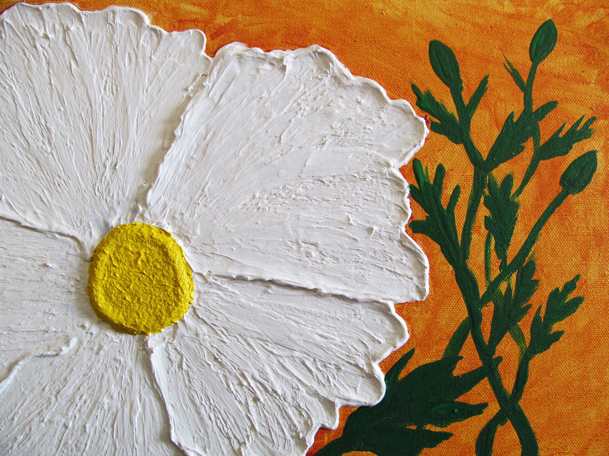 Matilija poppies painting