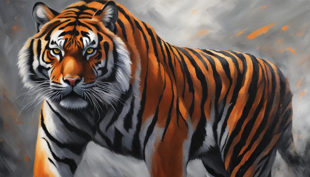 Detailed animal portrait painting Detailed animal portrait painting