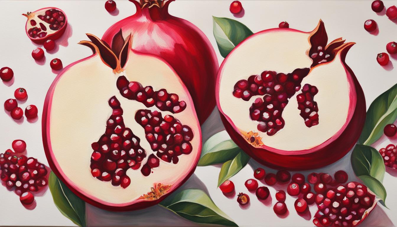 How to paint Pomegranates with Acrylics