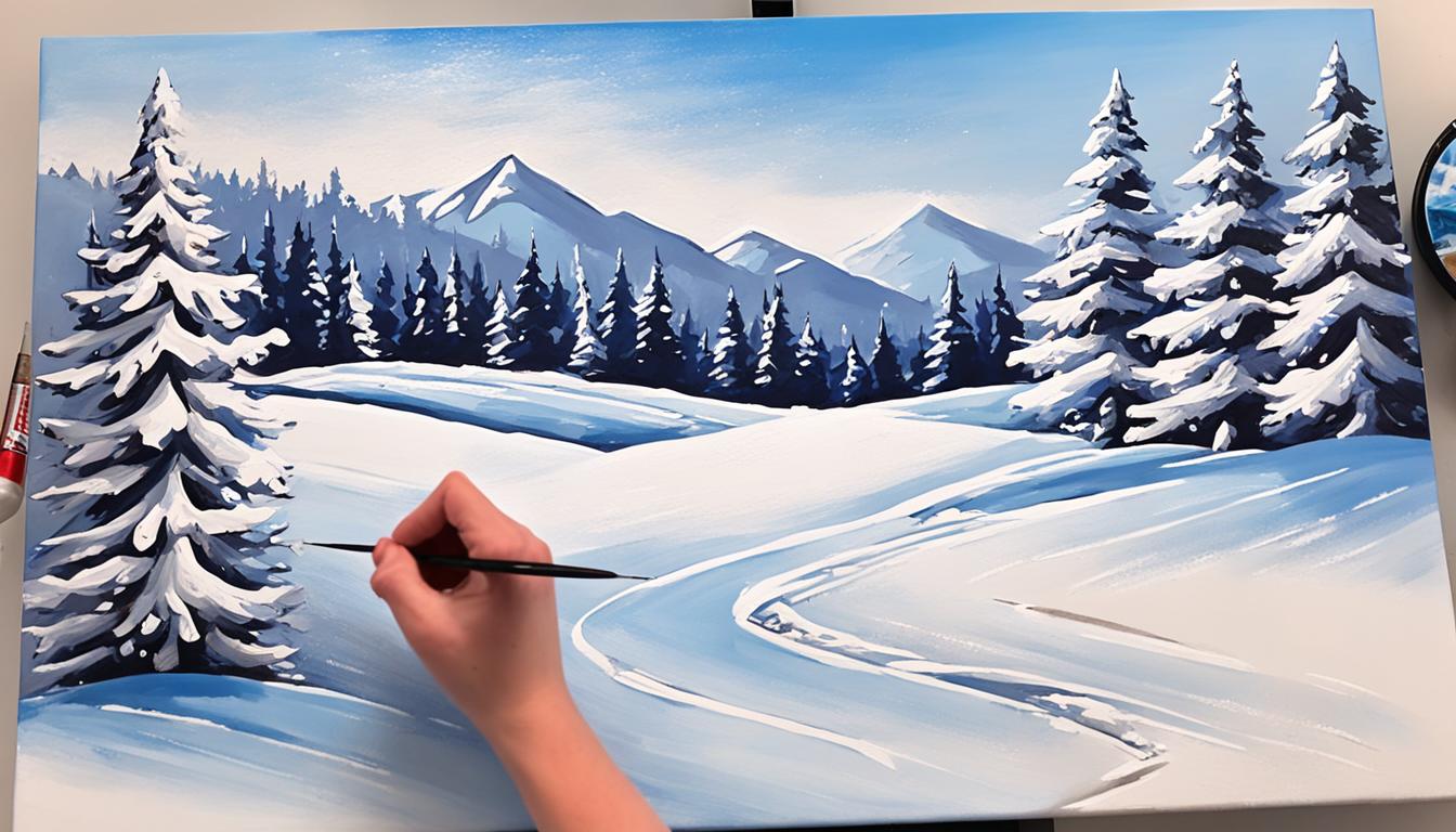 Acrylic Techniques for Painting Snow Explained