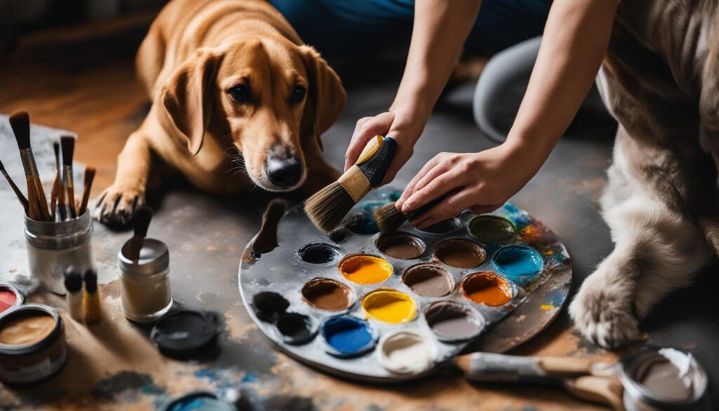 Mixing Acrylics for Dog Coat Colors