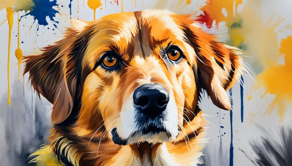 Painting techniques for dogs