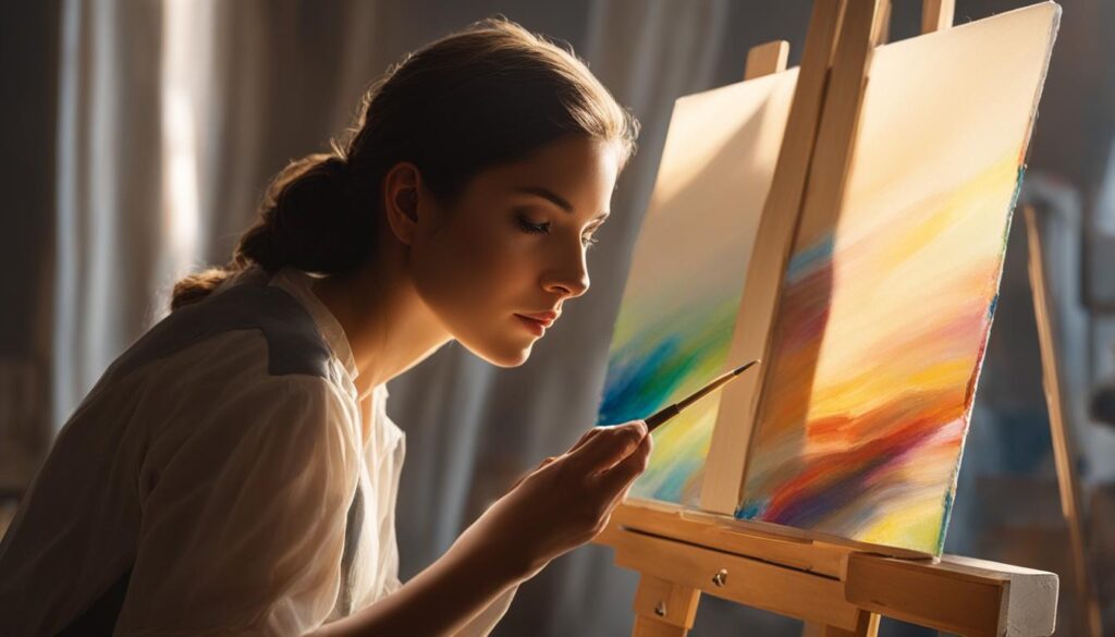 Portrait painting with acrylics tutorial