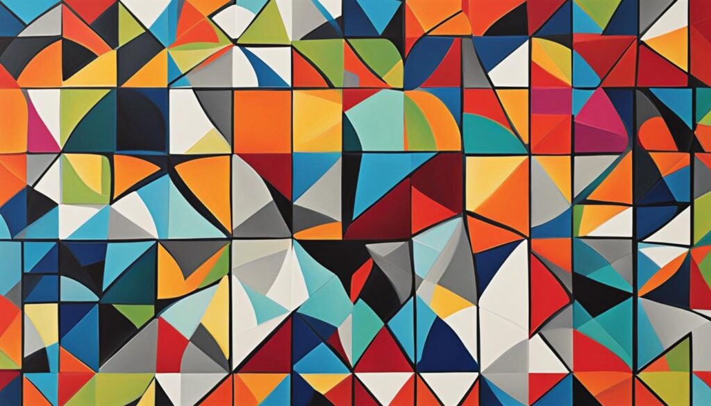 Simple Geometric Acrylic Art Simple Geometric Acrylic Art