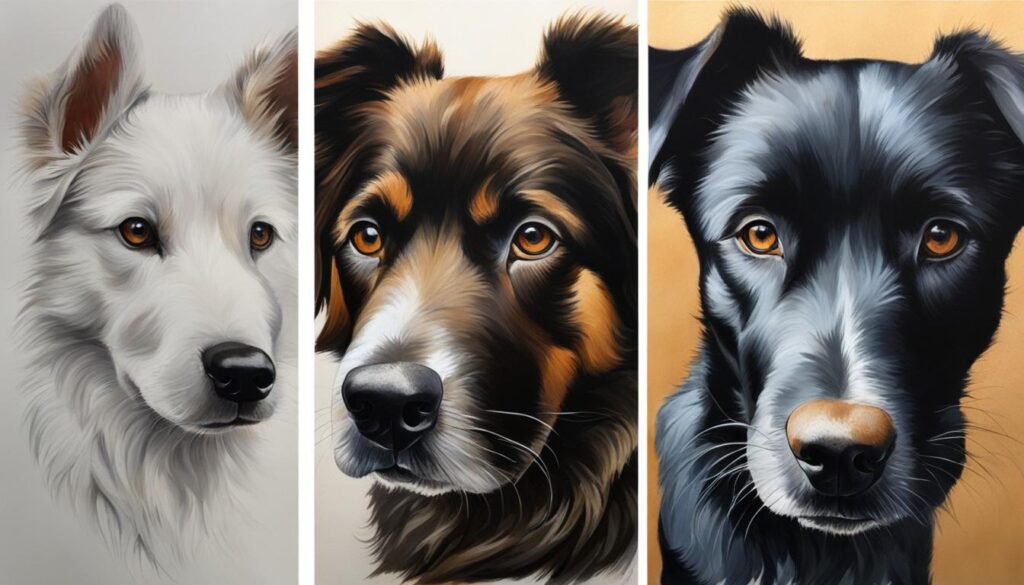 Step-by-step dog painting guide