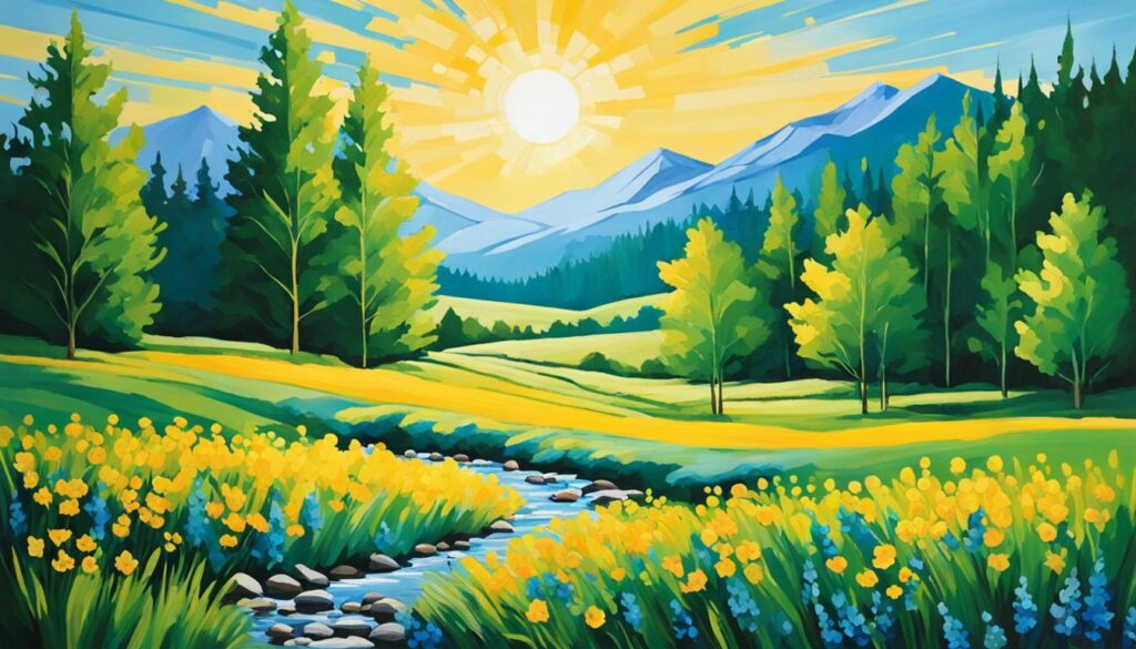 Vibrant summer art acrylic tutorial Vibrant summer art acrylic tutorial