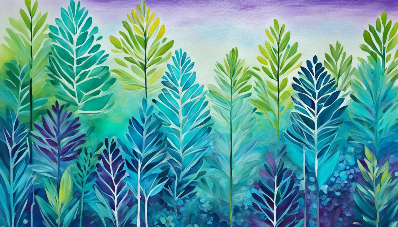 achieve a layered effect in your acrylic paintings