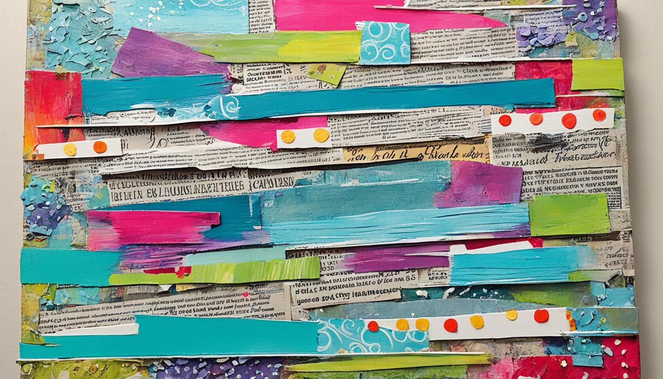 incorporating mixed media elements in acrylic painting