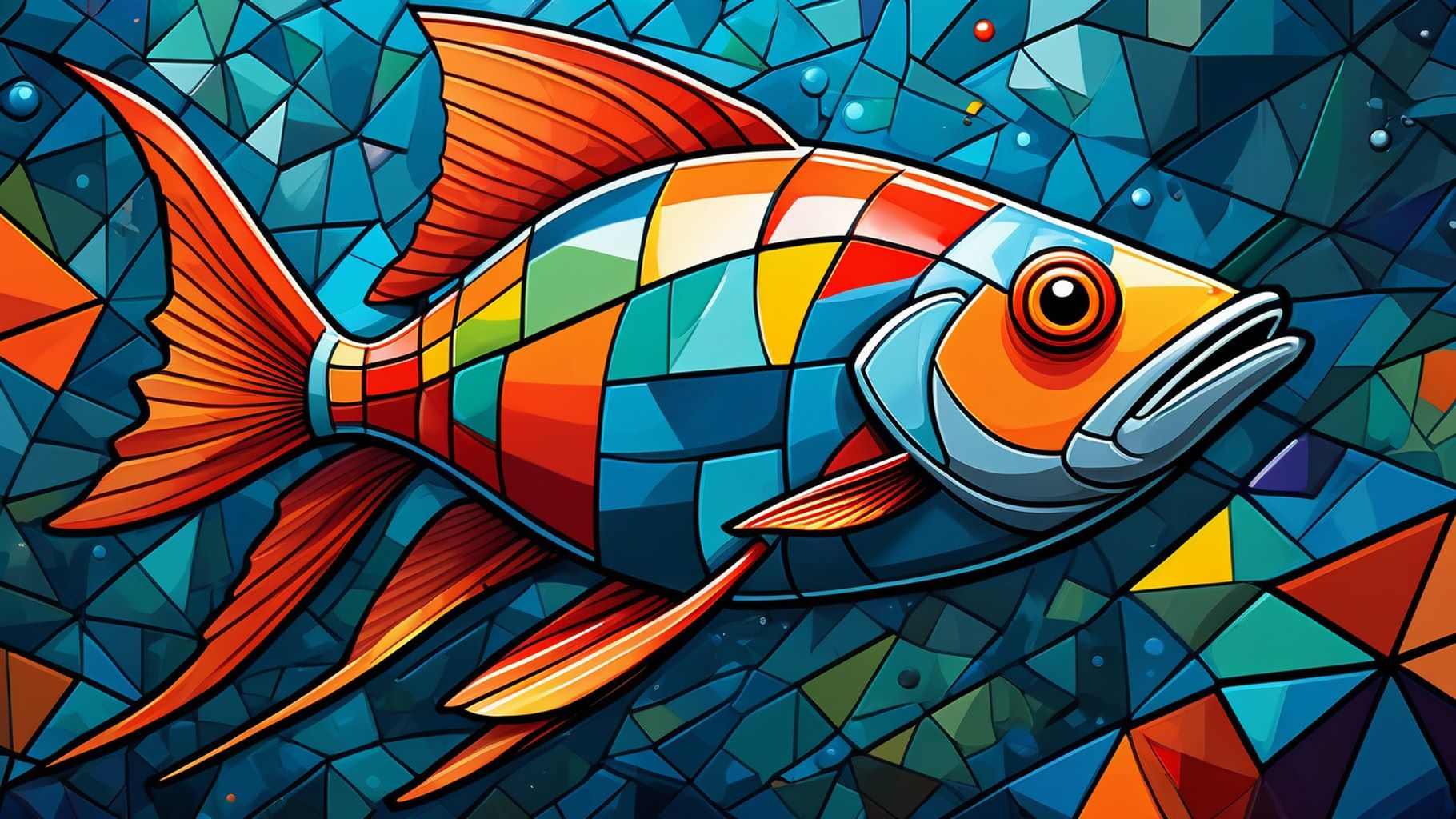 stained glass-inspired acrylic masterpieces