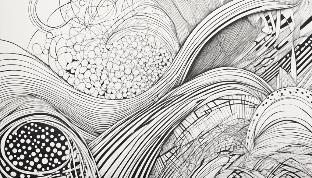 Monochromatic abstract sketch Monochromatic abstract sketch