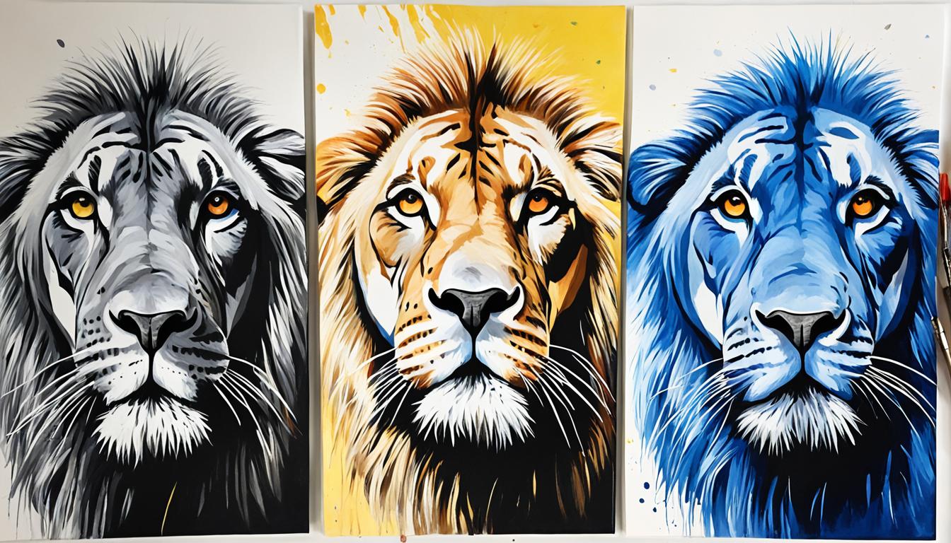 how to paint art of zoo in a acrylic painting