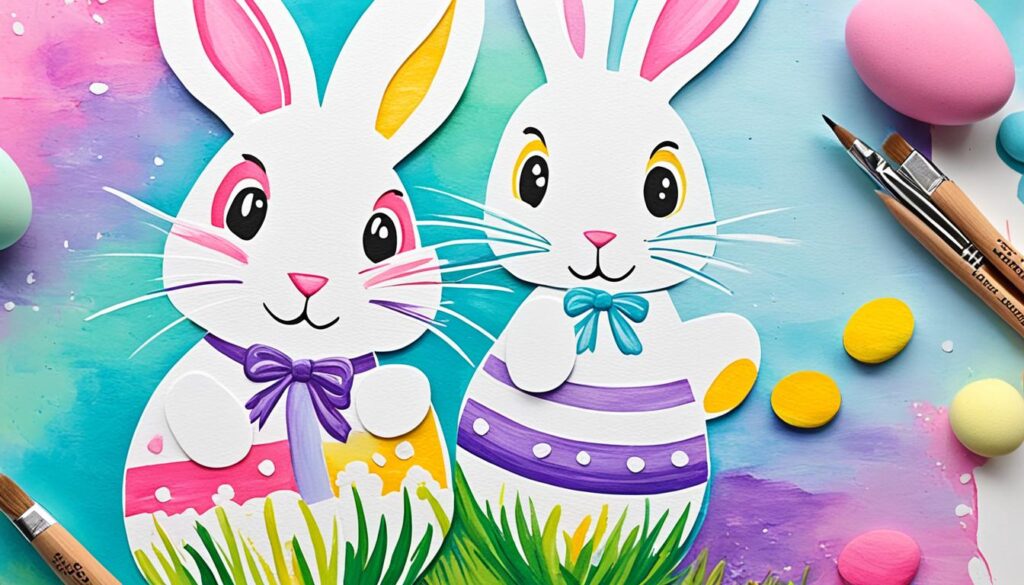 step-by-step easter acrylic painting