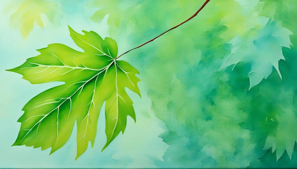 Calming leaf acrylic painting Calming leaf acrylic painting