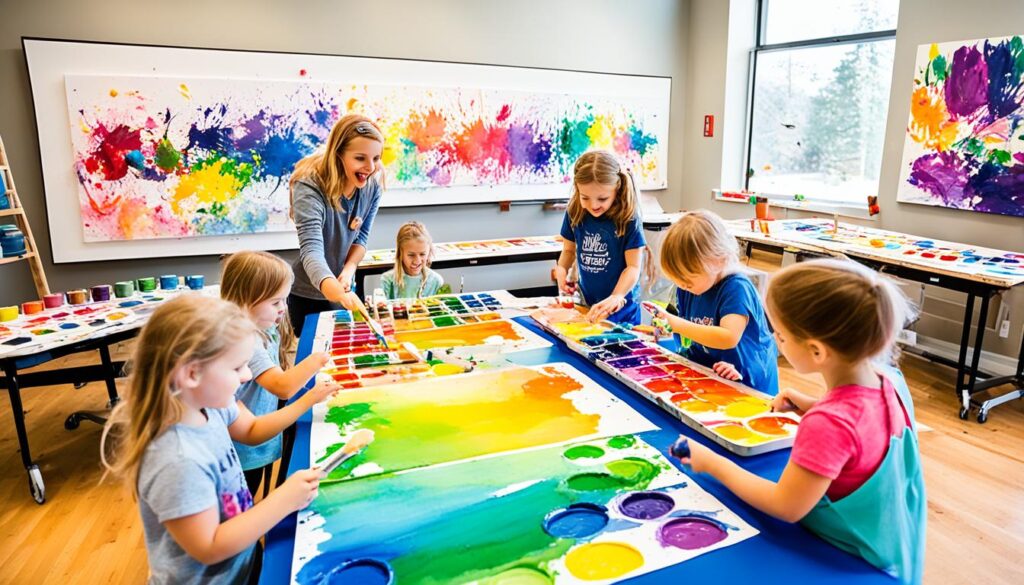 acrylic painting techniques for kids