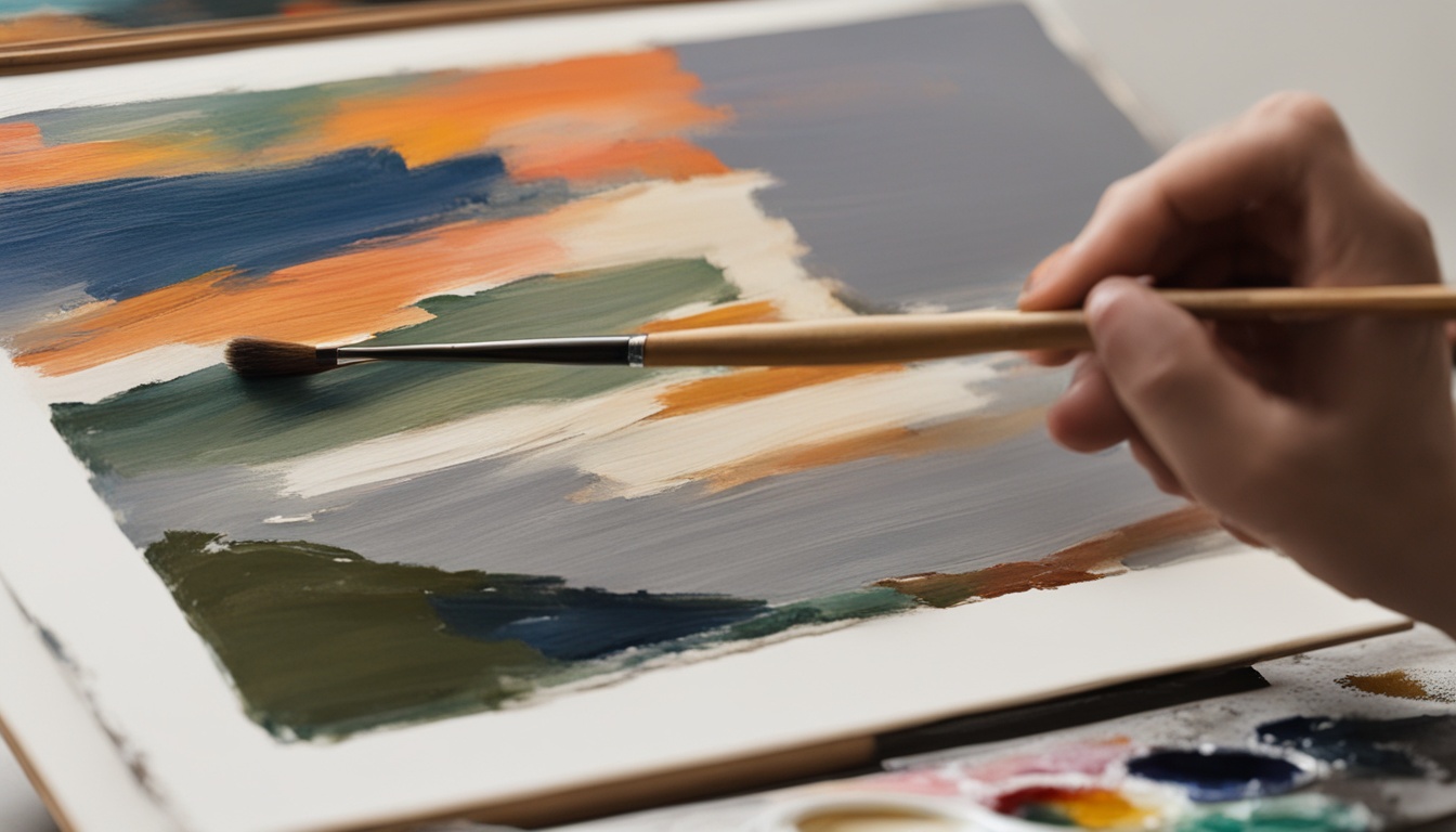 easy acrylic painting