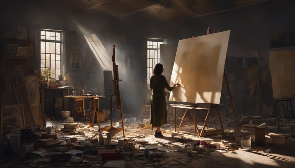 Artist struggles and career challenges