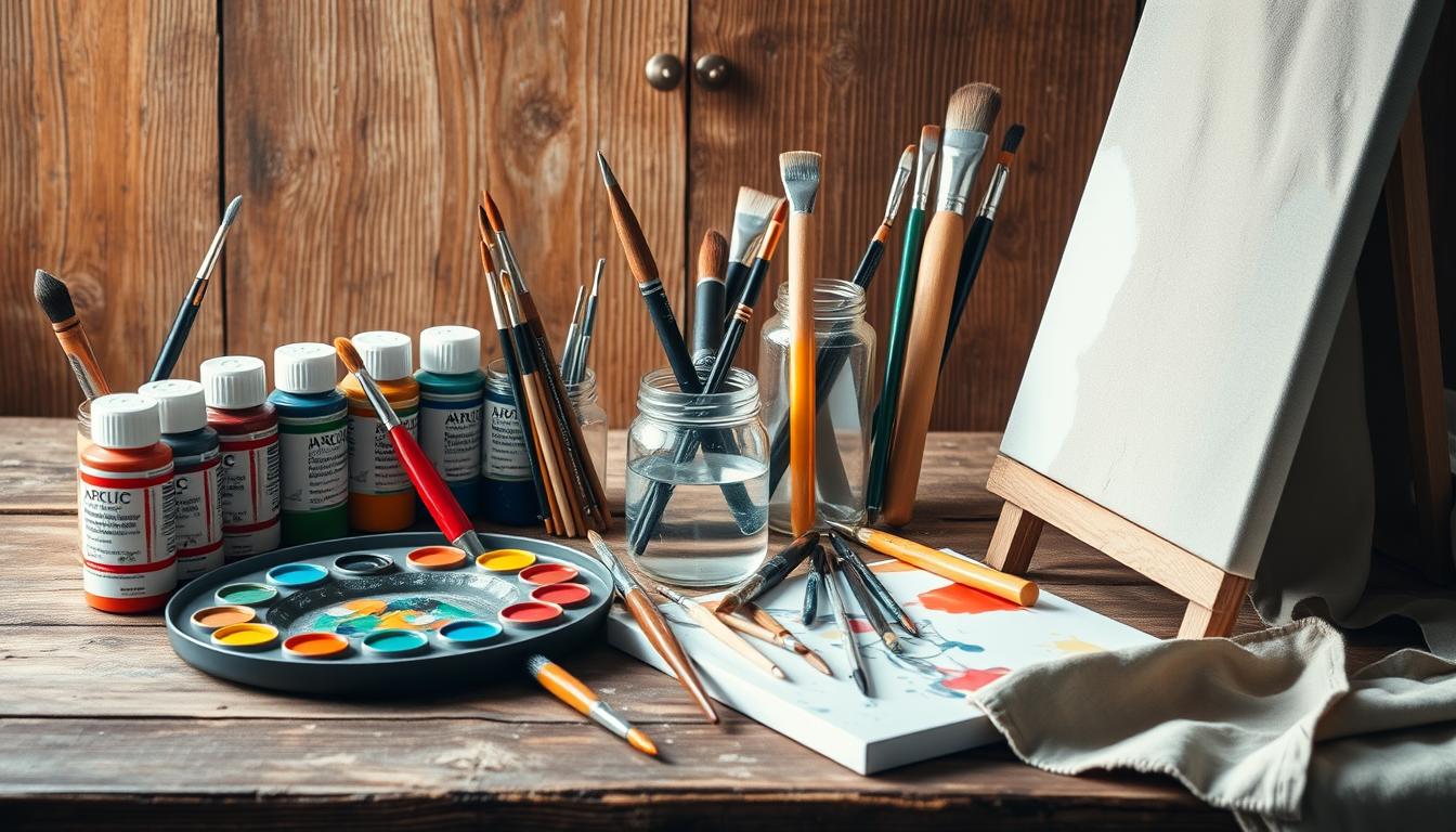Acrylic painting tools