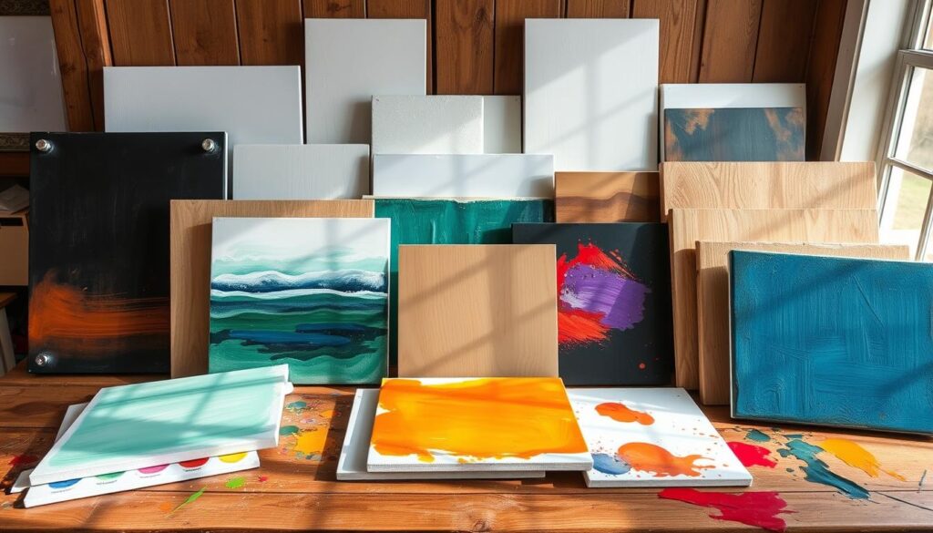 acrylic painting surfaces