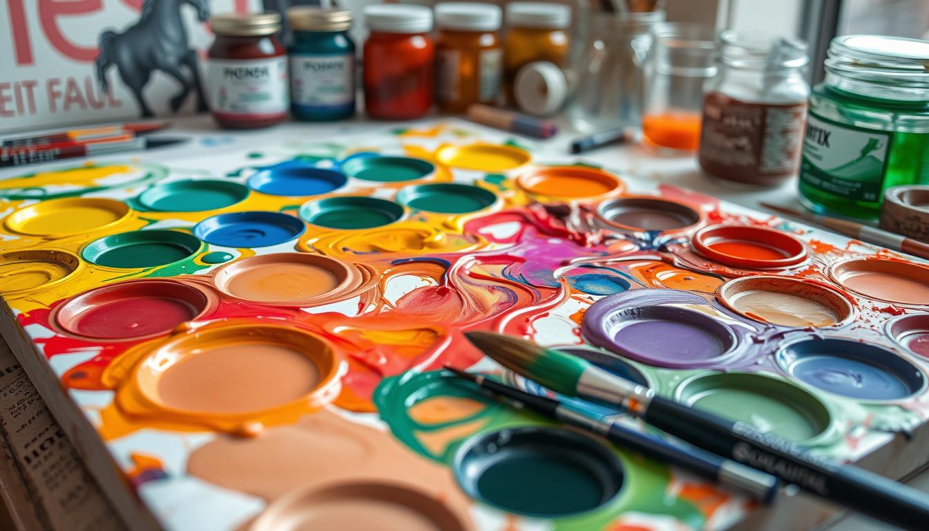 how to mix colors for acrylic painting