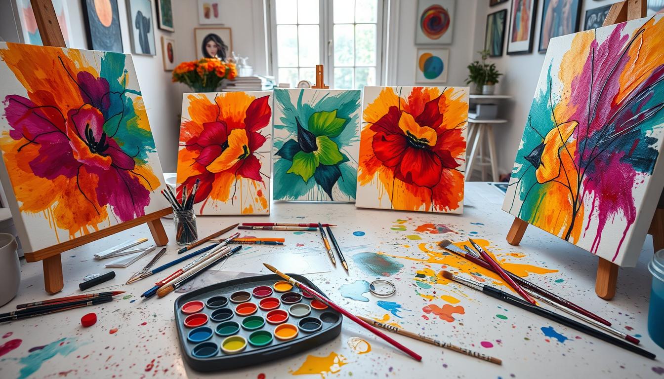 DIY acrylic painting projects