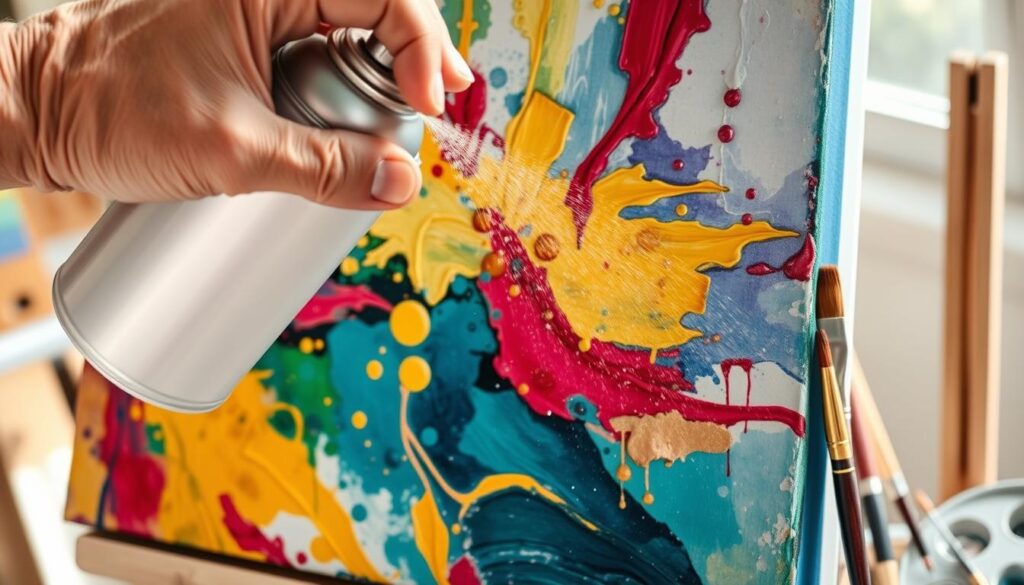 acrylic painting finishing techniques