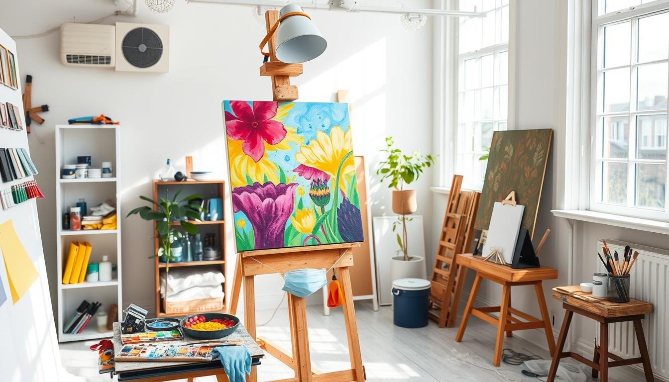 acrylic painting health and safety tips