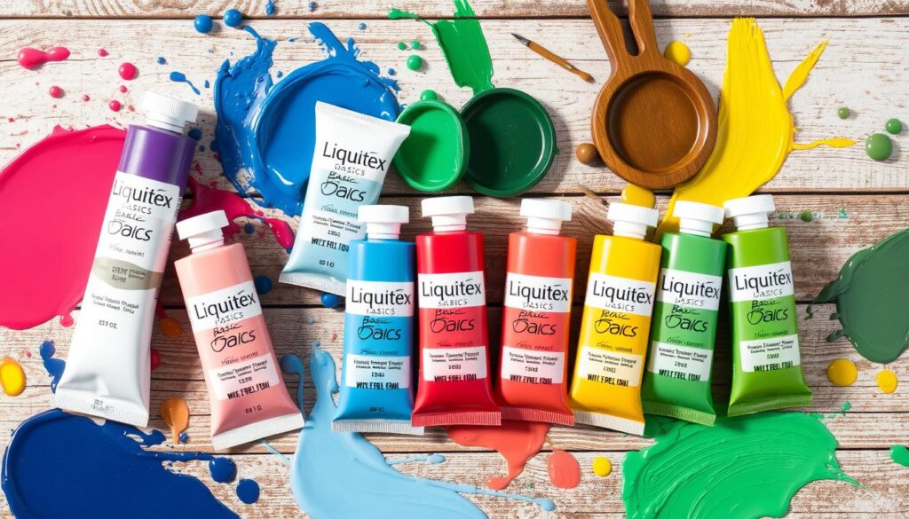 affordable Liquitex acrylic paints