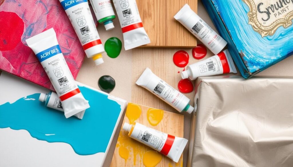 best acrylic paint for different surfaces