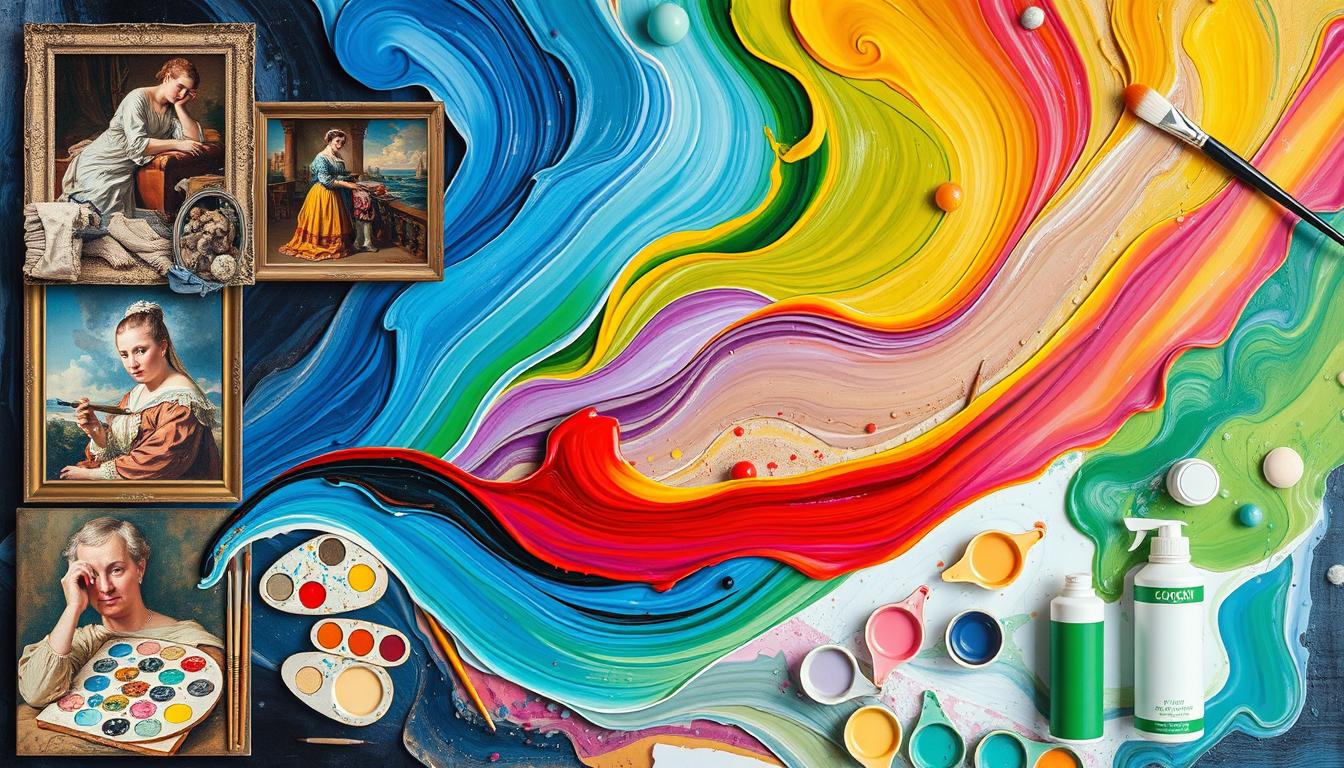 history of acrylic painting