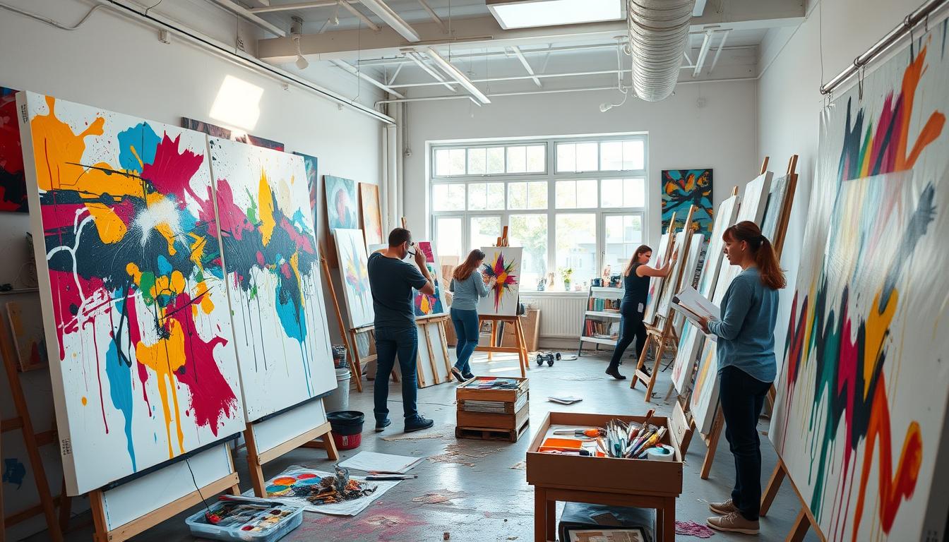 celebrated acrylic painters to follow