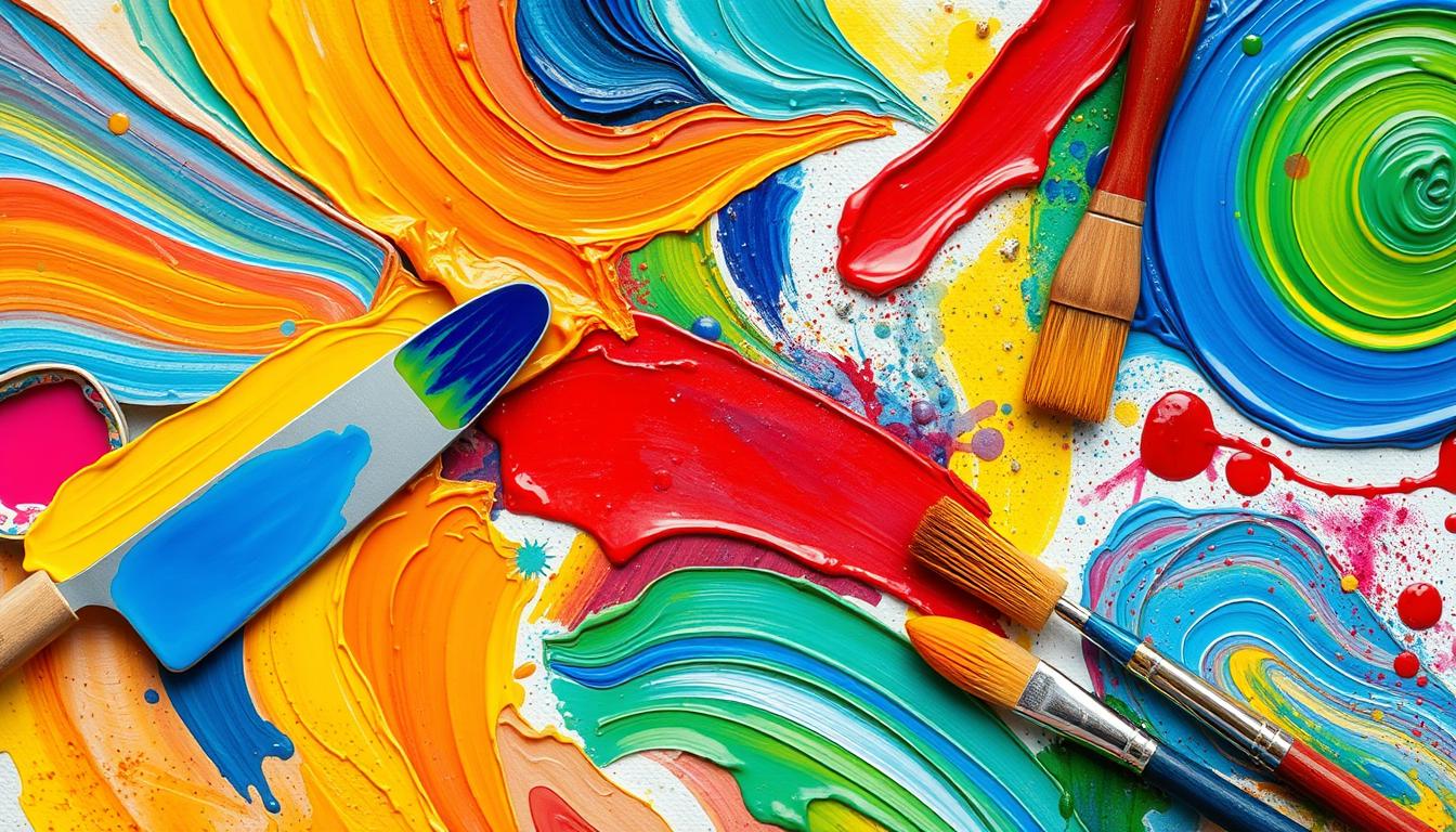 how to blend acrylic paints on canvas