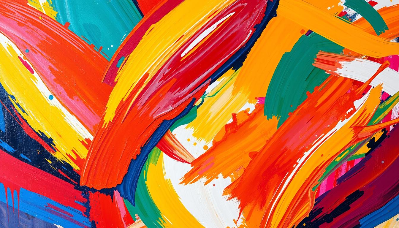 abstract acrylic painting how-to