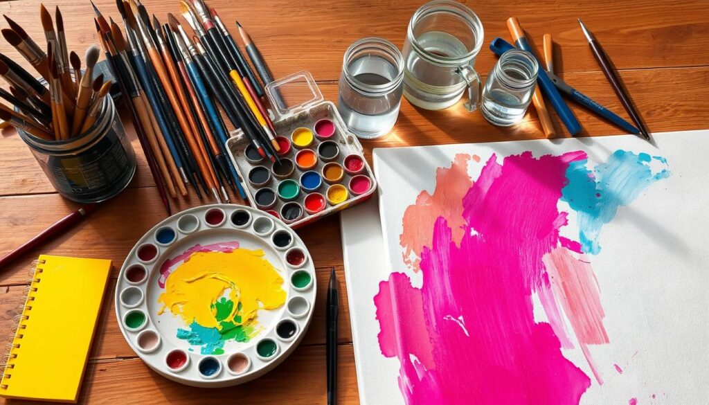 acrylic painting essentials