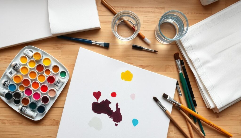 acrylic painting supplies