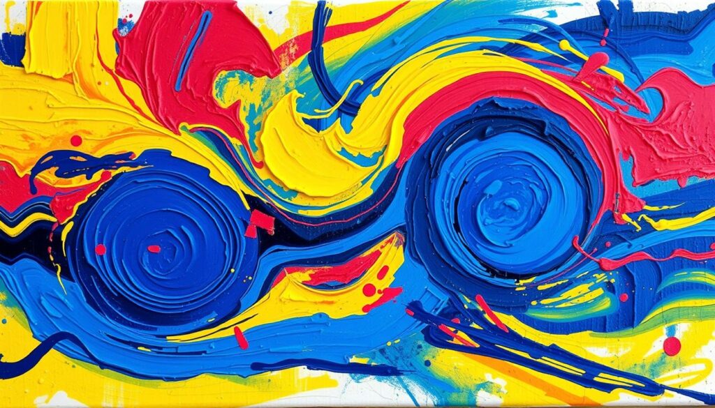 thick texture acrylic paintings