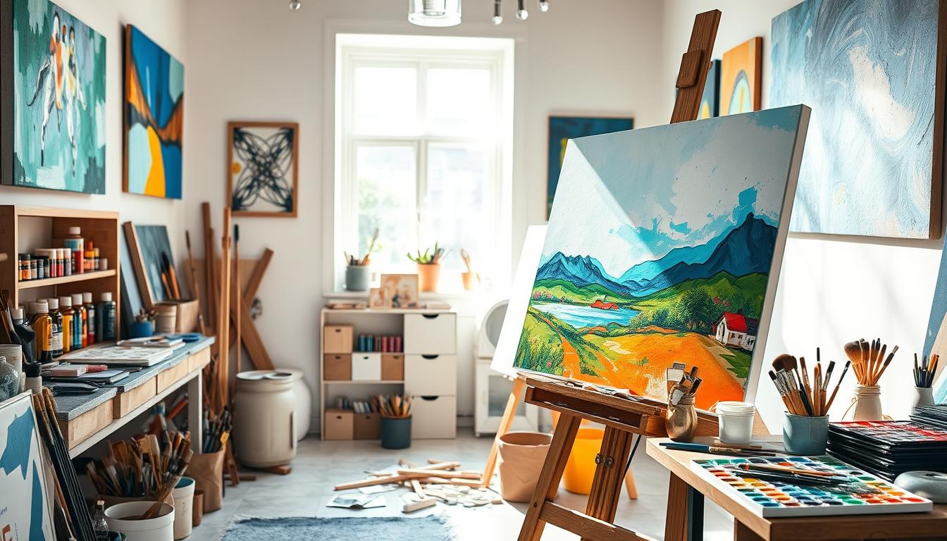 acrylic painting demos online