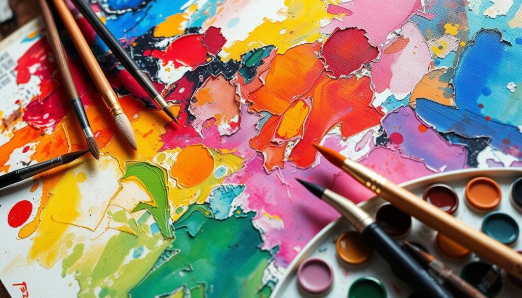 layering over underpainting