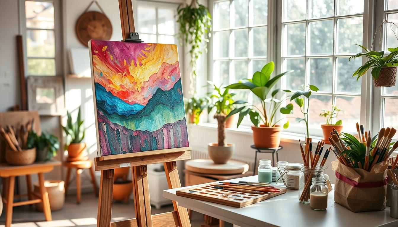 sustainable acrylic painting practices