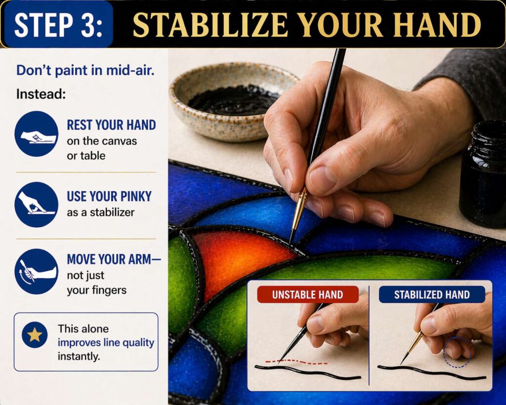 Step Three: Stabilize Your Hand