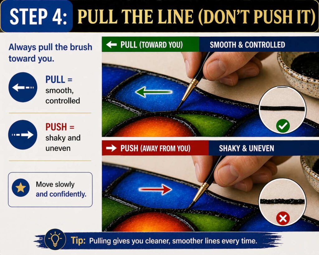 Step Four: Pull the Line (Don’t Push It)