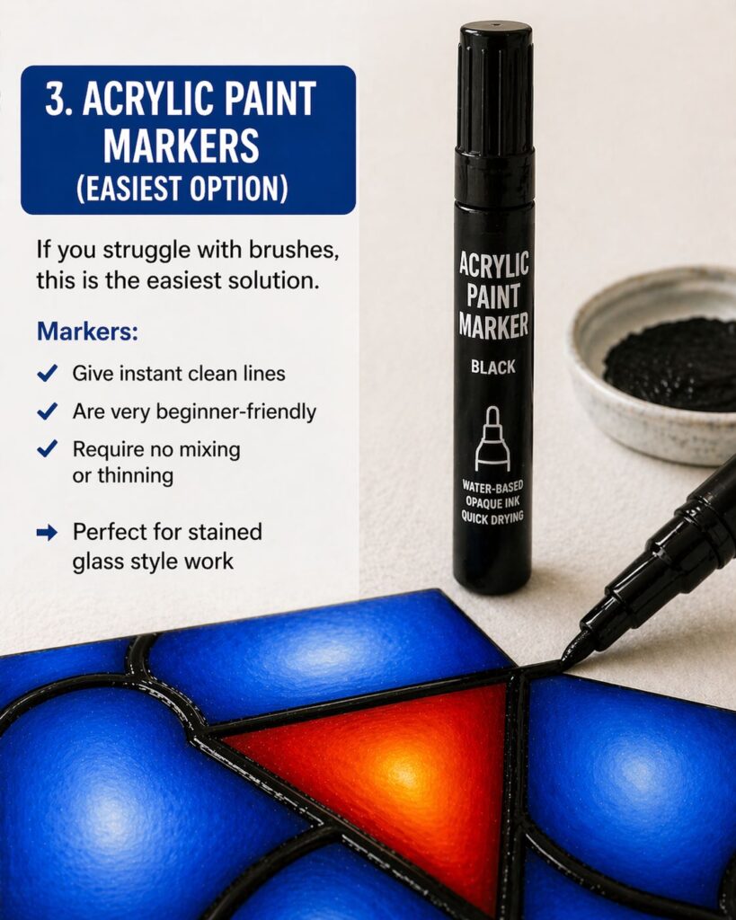 Acrylic Paint Markers (Easiest Option)