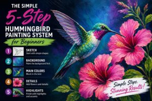 The Simple 5-Step Hummingbird Painting System for Beginners