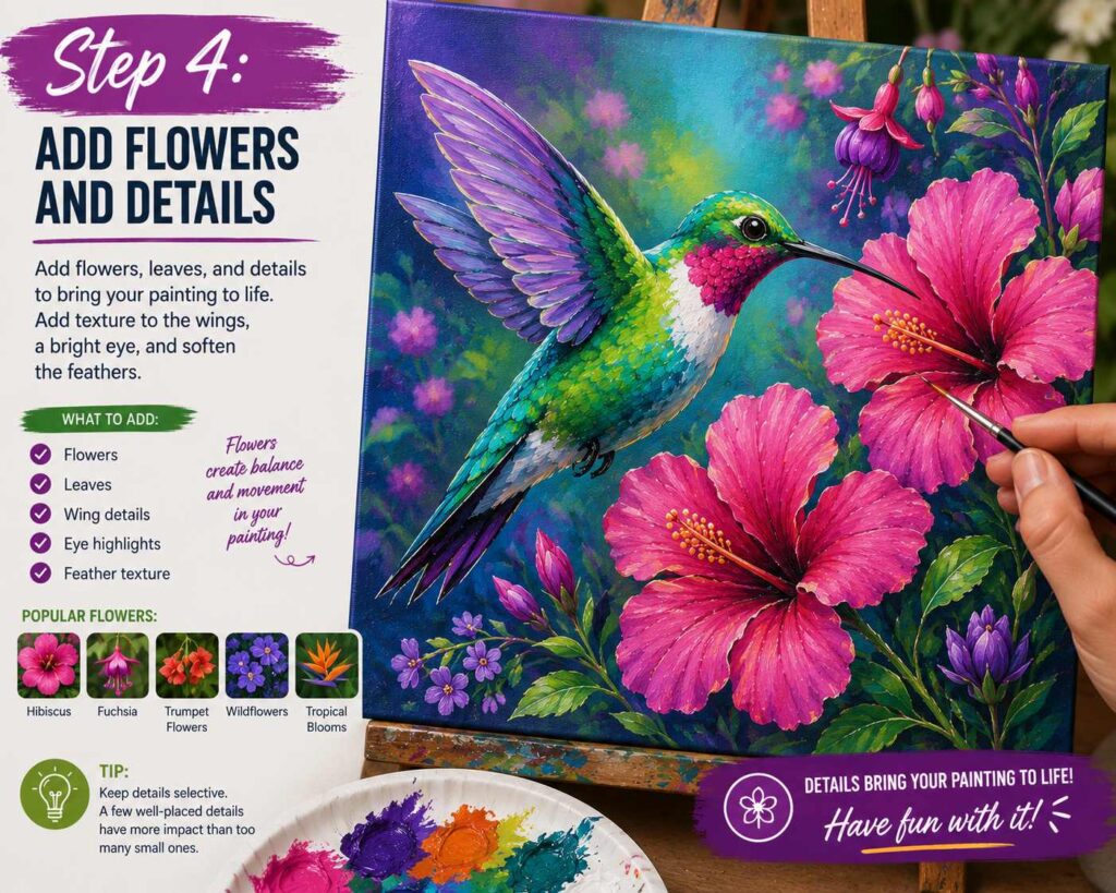 Add Flowers and Details