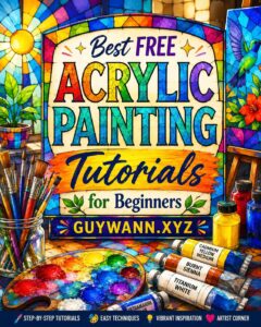 Acrylic Painting Tutorials, Inspiration & Artistic Exploration